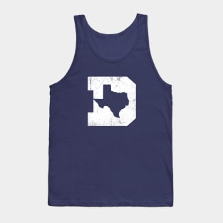 Dallas Texas D - Navy Tank Top